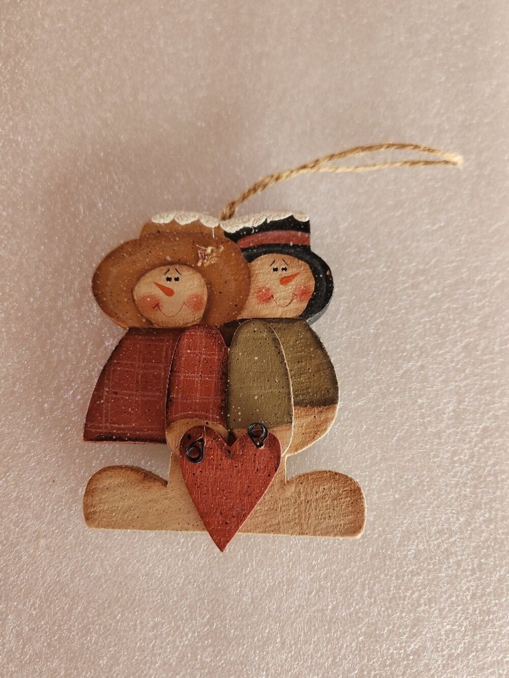 Rustic Wooden Christmas Ornament